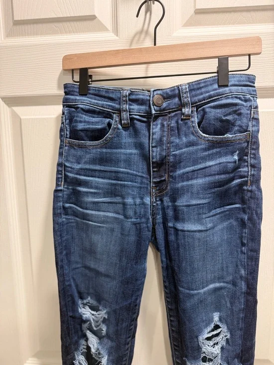 American Eagle Hi-Rise Jegging Crop-Women’s Size 6 - Picture 5 of 13